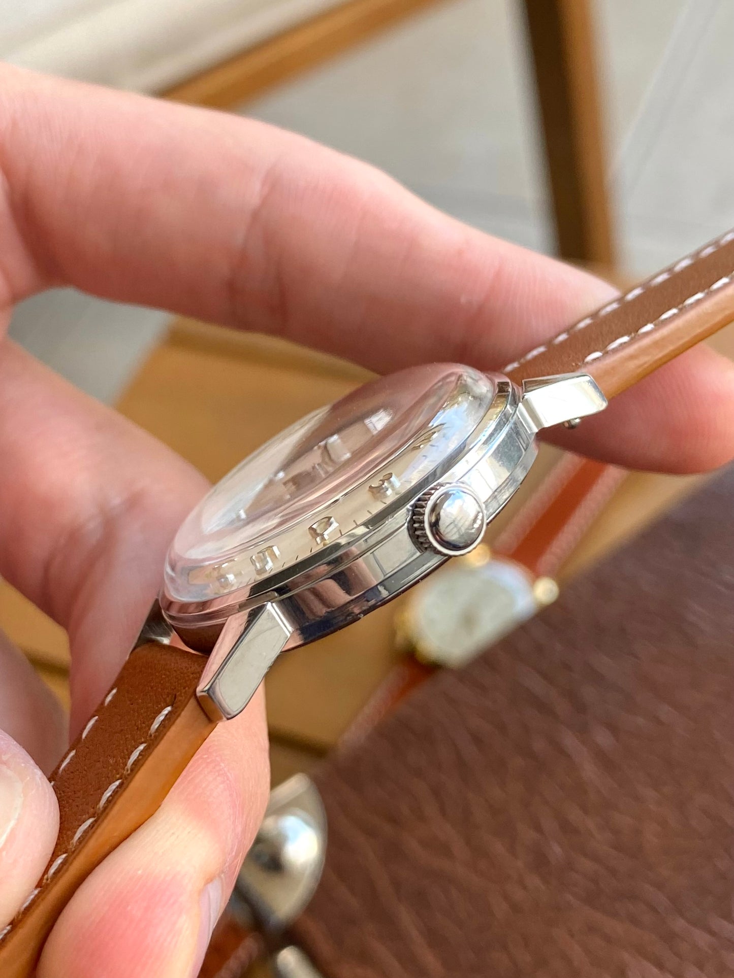 LIP Robust Besançon France - Montre Vintage Mécanique Acier R23 1960