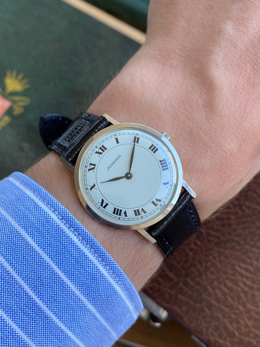 Juvenia Swiss Extra Plate DressWatch - Montre Vintage Mécanique Cal.602 - 1960
