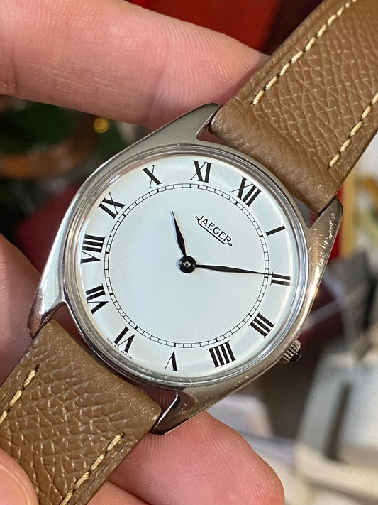 Jaeger Extra Fine Montre Vintage Mécanique Slim Mécanique Peseux 7001 - 1960