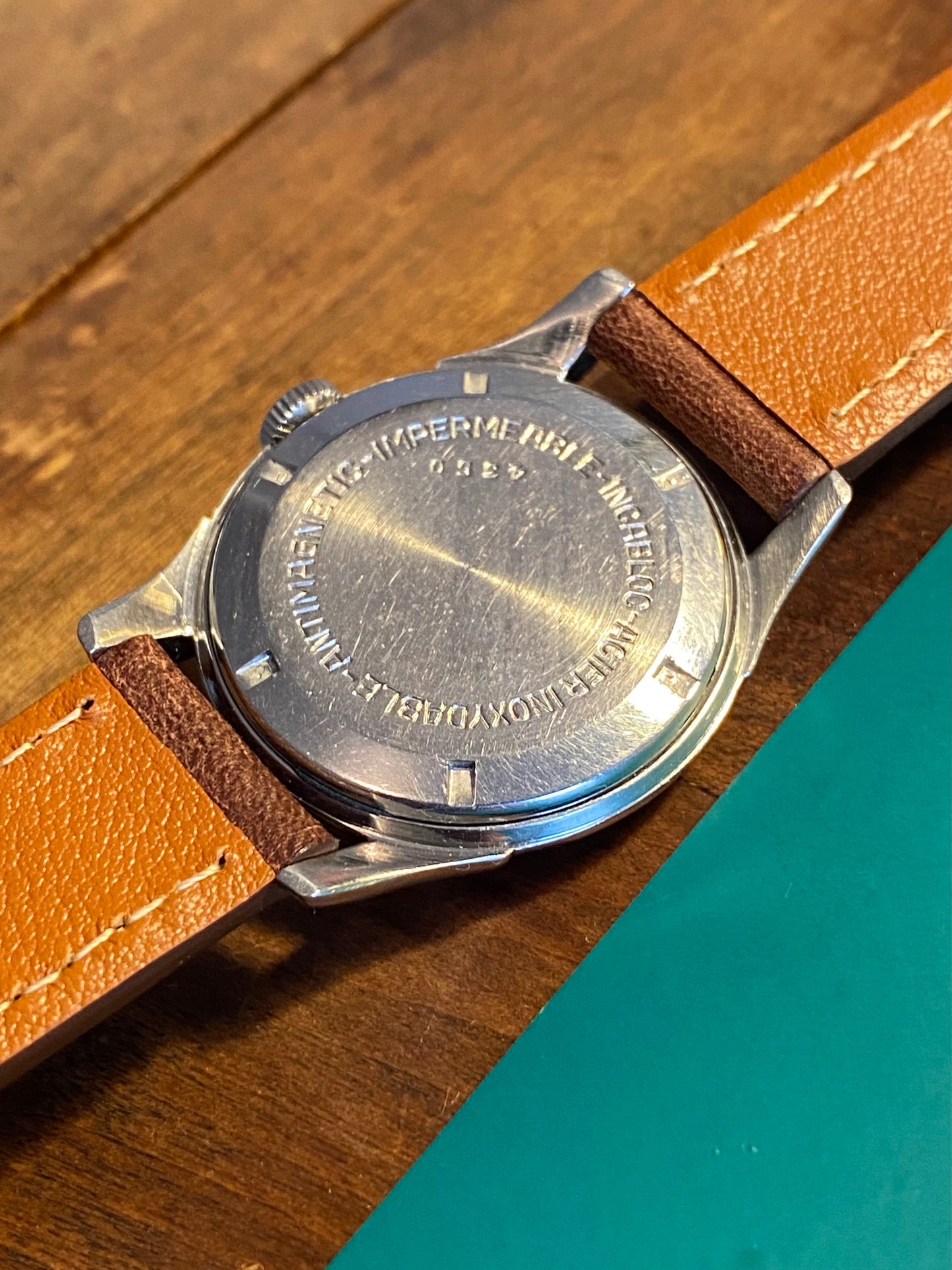 Bella Genève Montre Vintage Style Militaire Mécanique 1950