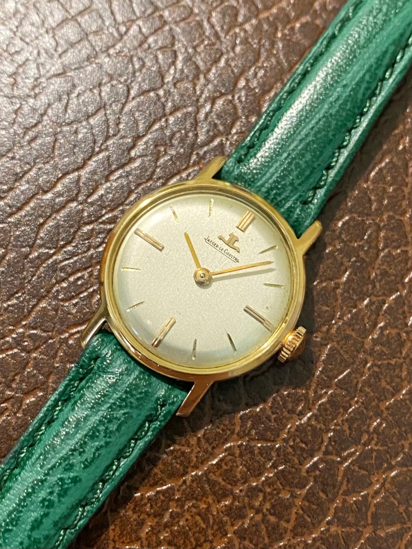 Jaeger-LeCoultre Lady en Or Rose 18k 750/1000 Montre Vintage Mécanique Dame 1960 + Boîte
