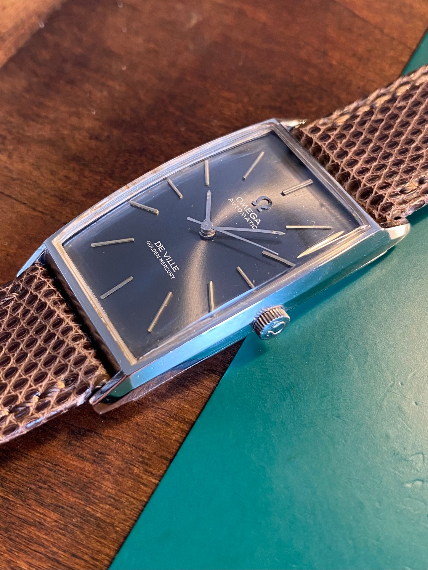 Omega DeVille Golden Mercury Automatic 161.034 Cal.671 Montre Vintage 1966