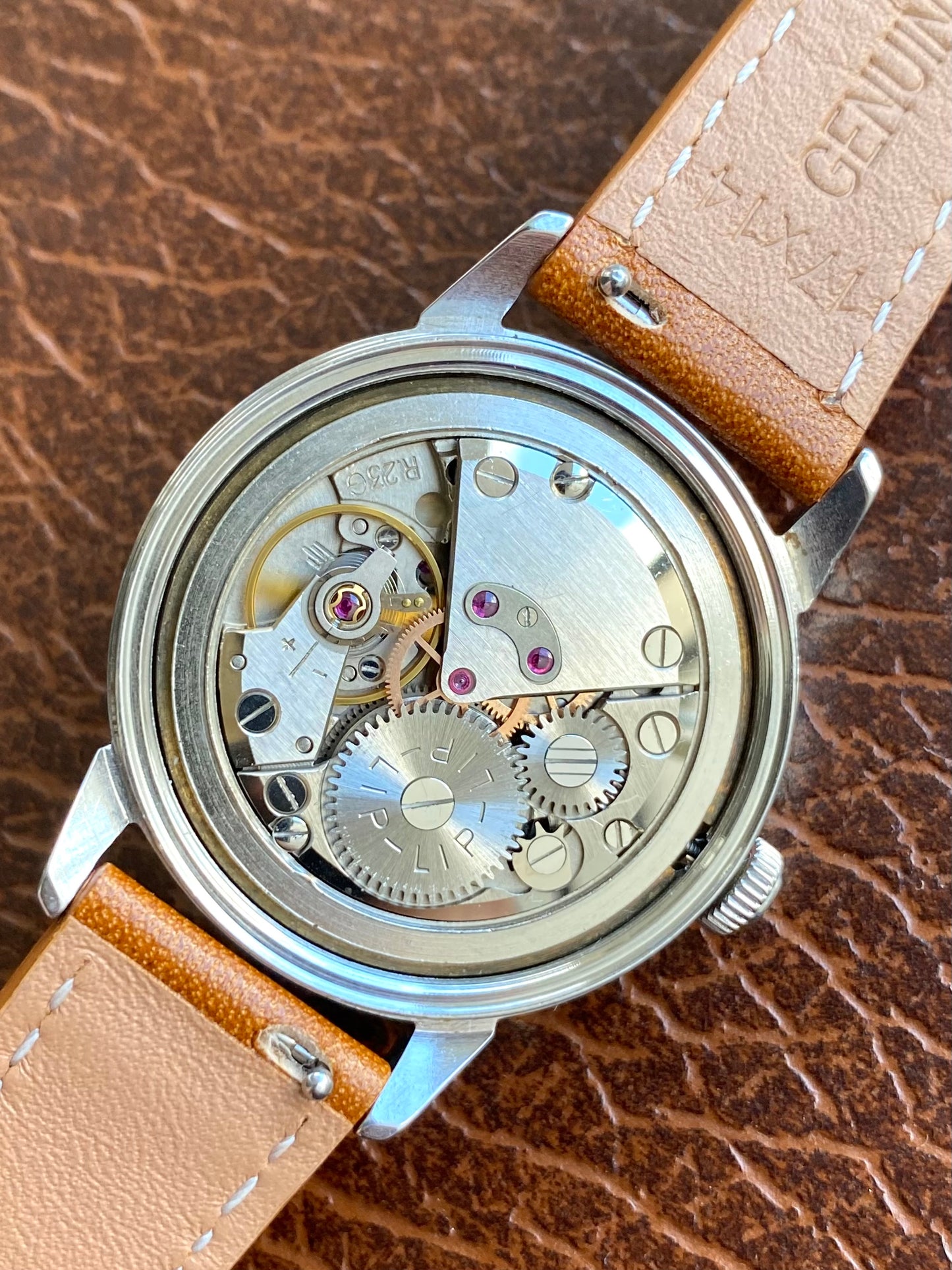 LIP Robust Besançon France - Montre Vintage Mécanique Acier R23 1960