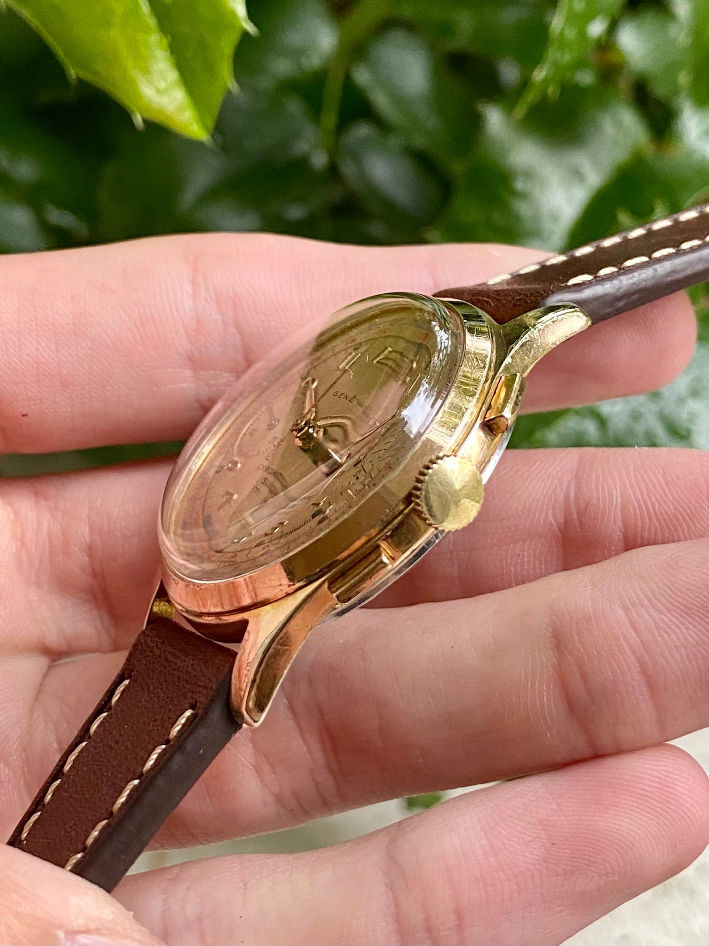 Chronographe Suisse - Genève - Montre Vintage Mécanique Landeron 149 - 1950
