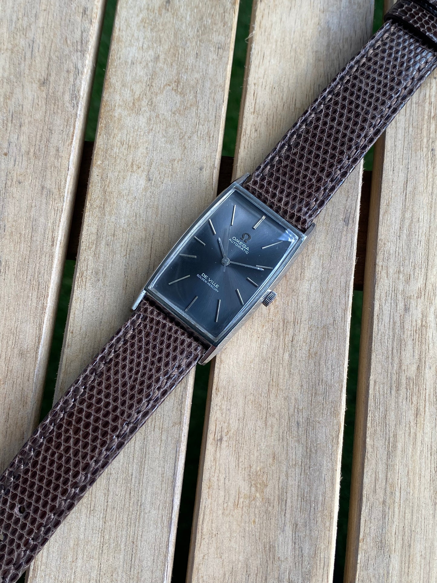 Omega DeVille Golden Mercury Automatic 161.034 Cal.671 Montre Vintage 1966
