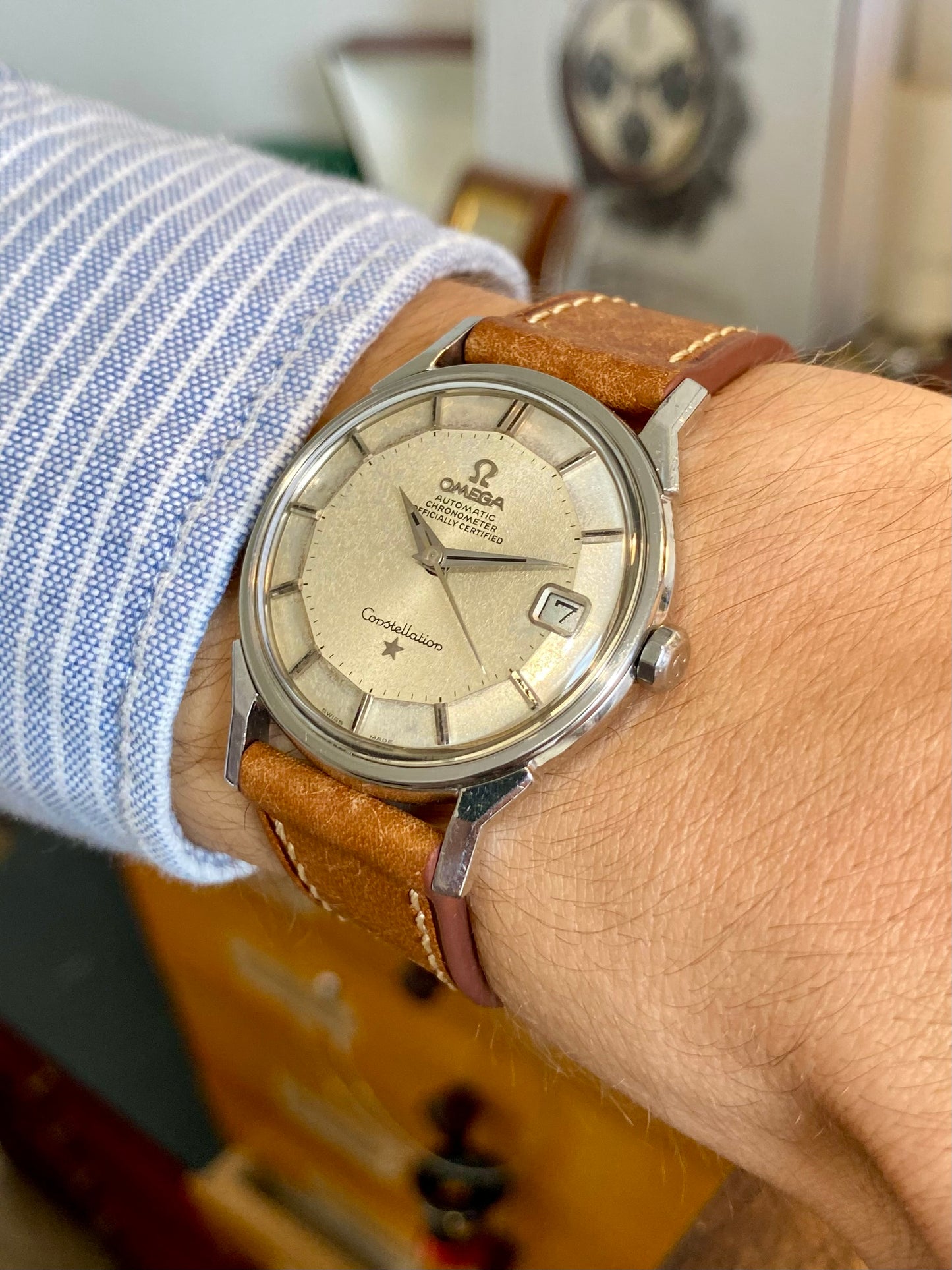 Omega Constellation Pie-Pan Automatic Montre Vintage 168.005 Cal.564 Mécanique 1968