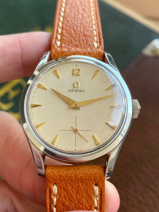 Omega Ref. 2639-13 Cal.266 Montre Vintage Mécanique Cadran HoneyComb - 1953