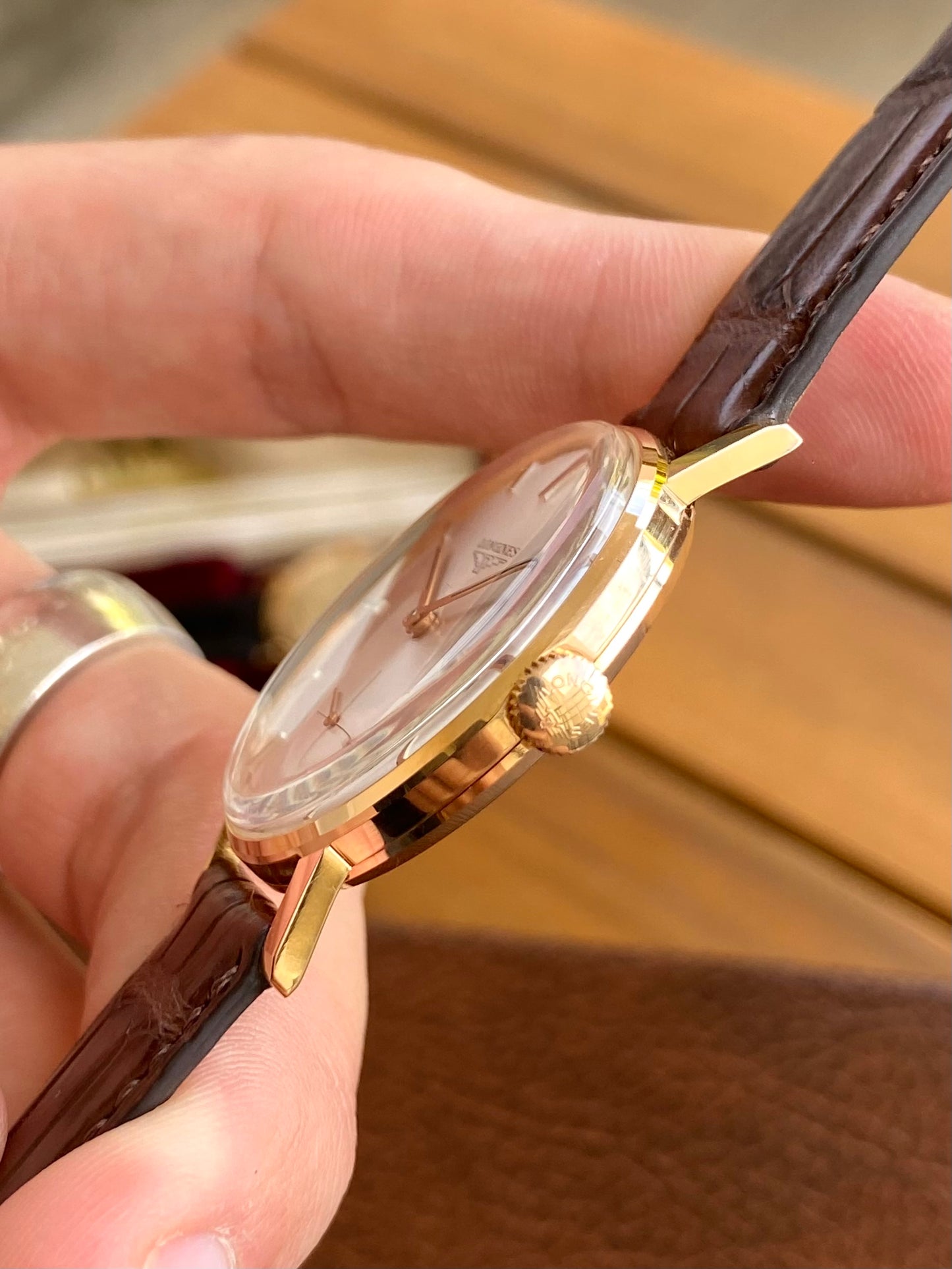 Longines 30L Or Rose 18k 750/1000 Montre Vintage Mécanique NOS 1960