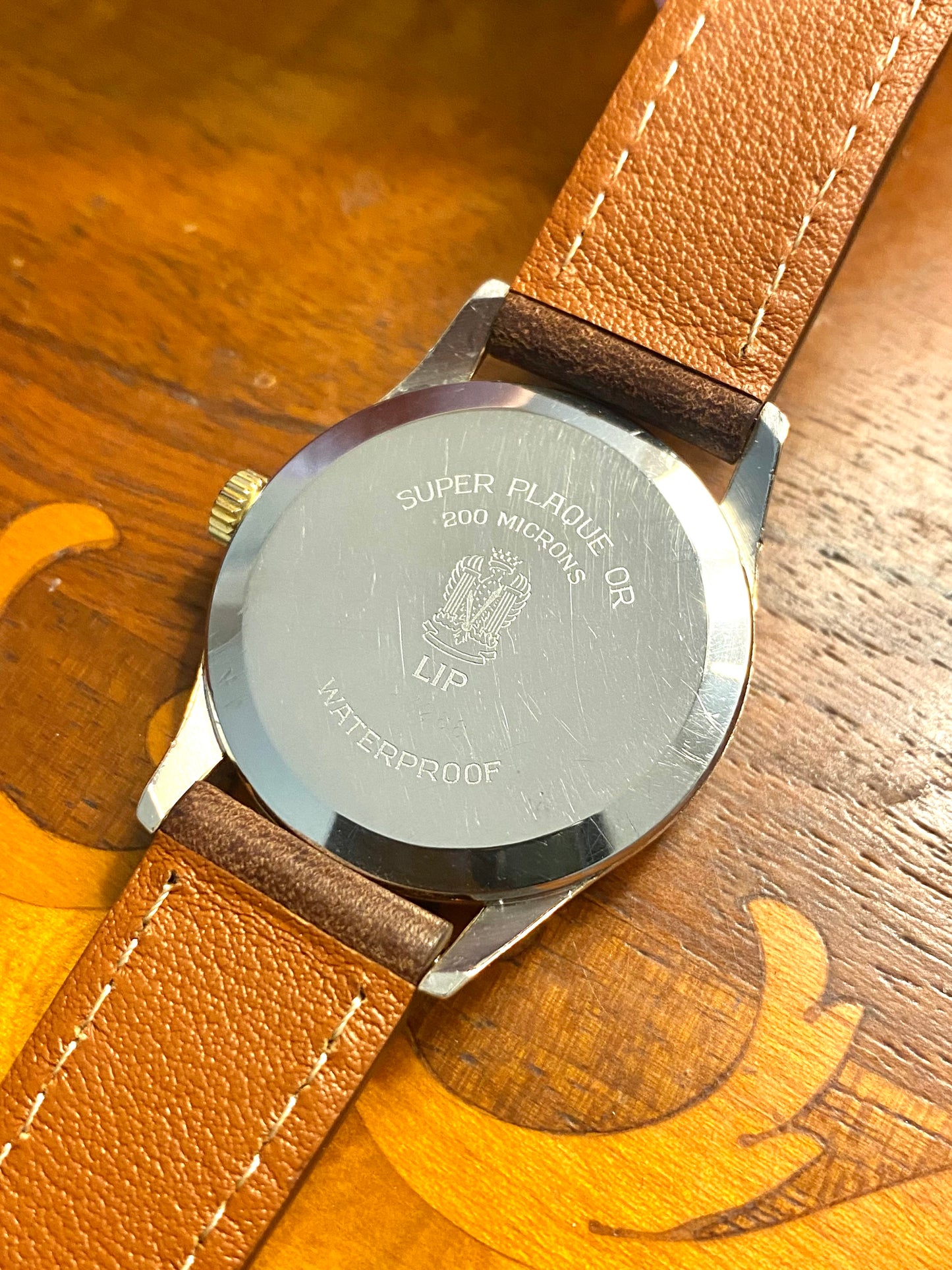 LIP Himalaya Dato R23 G Montre Vintage Mécanique Plaqué Or 200 Microns 1960