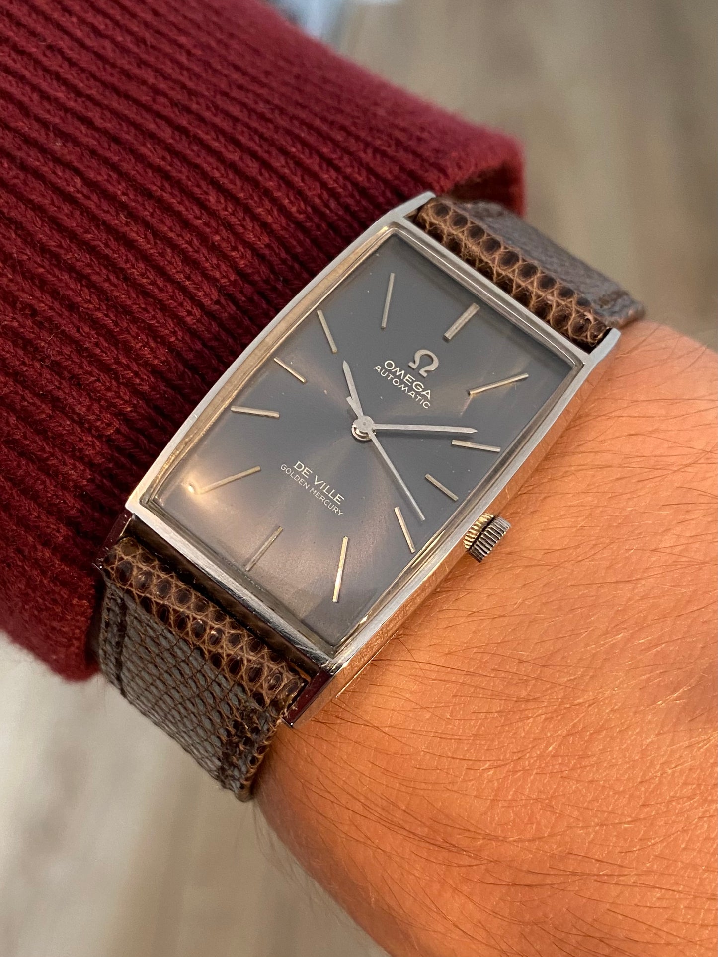 Omega DeVille Golden Mercury Automatic 161.034 Cal.671 Montre Vintage 1966
