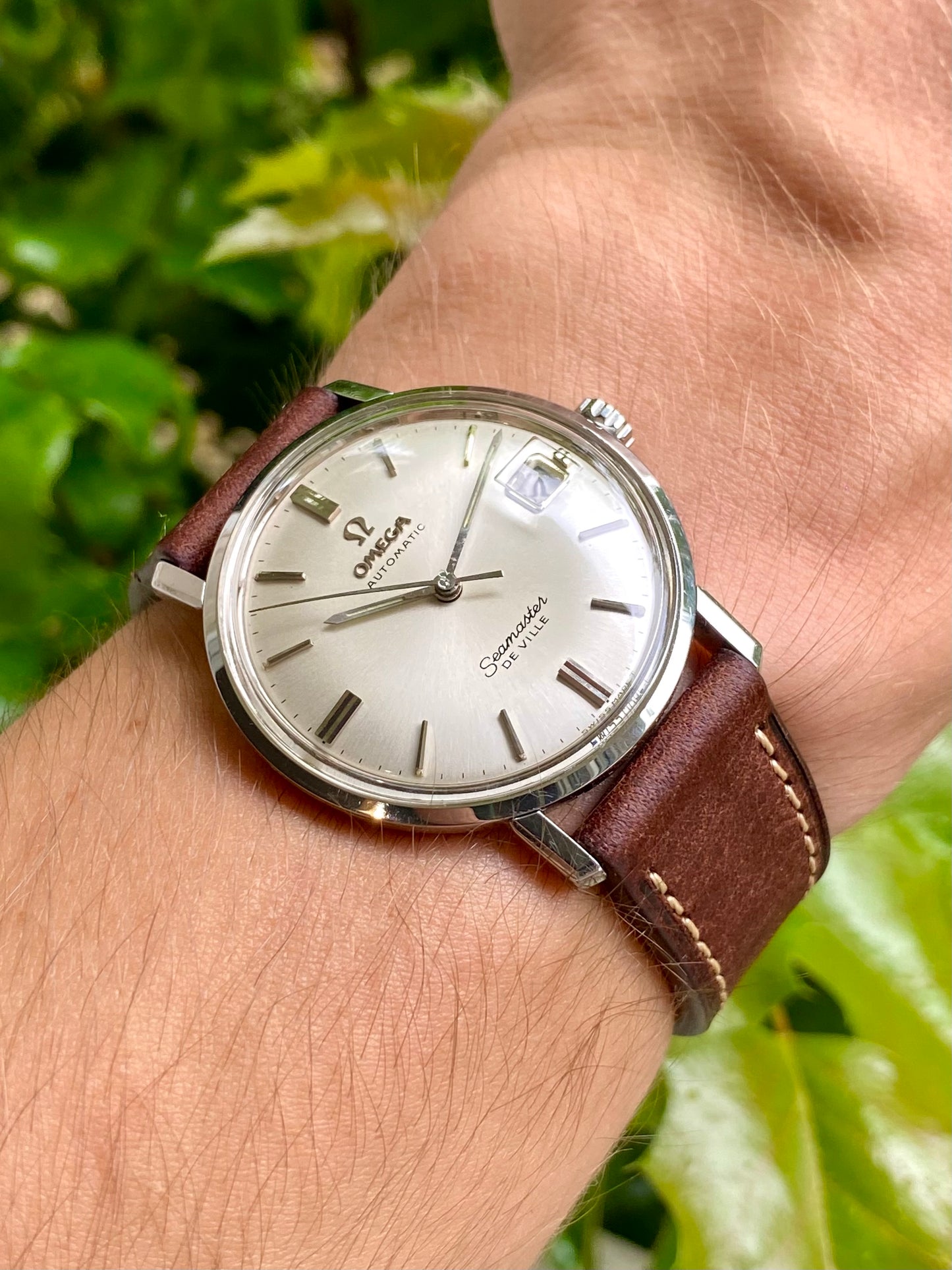Omega Seamaster DeVille Automatic Date - Montre Vintage Mécanique Cal.562 Réf.166.020 - 1965