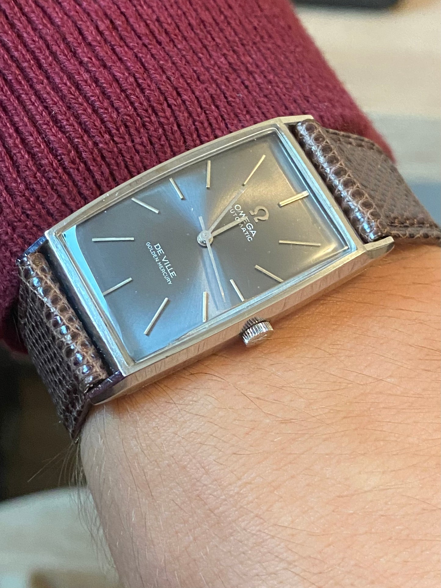 Omega DeVille Golden Mercury Automatic 161.034 Cal.671 Montre Vintage 1966