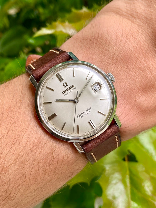 Omega Seamaster DeVille Automatic Date - Montre Vintage Mécanique Cal.562 Réf.166.020 - 1965