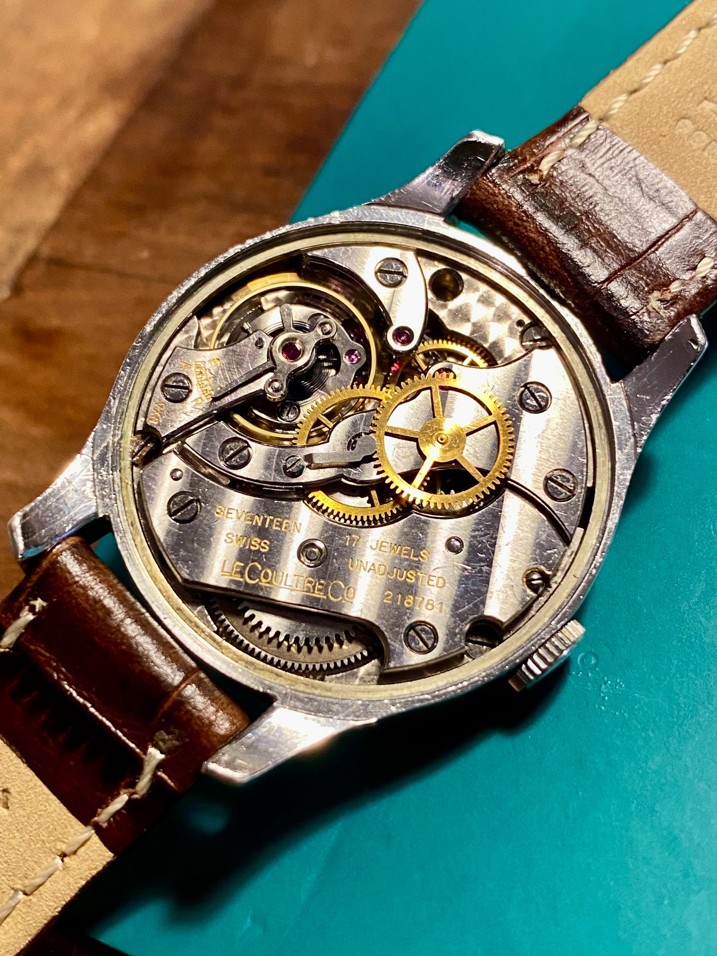 LeCoultre Militaire Montre Vintage Cal.450c Mécanique - Aiguilles Losange - 1940