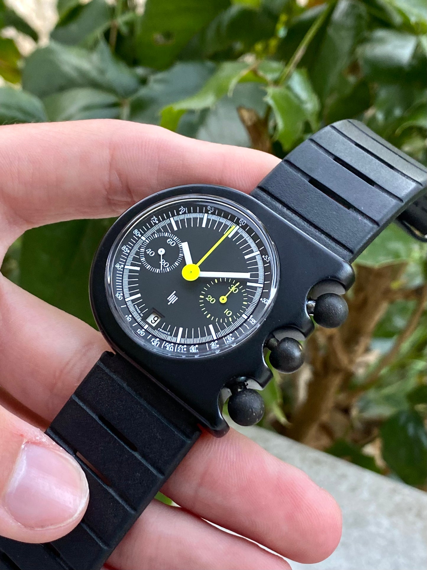 LIP Mach 2000 Chronograph Valjoux 7734 - Roger Tallon - Montre Vintage Mécanique - 1970