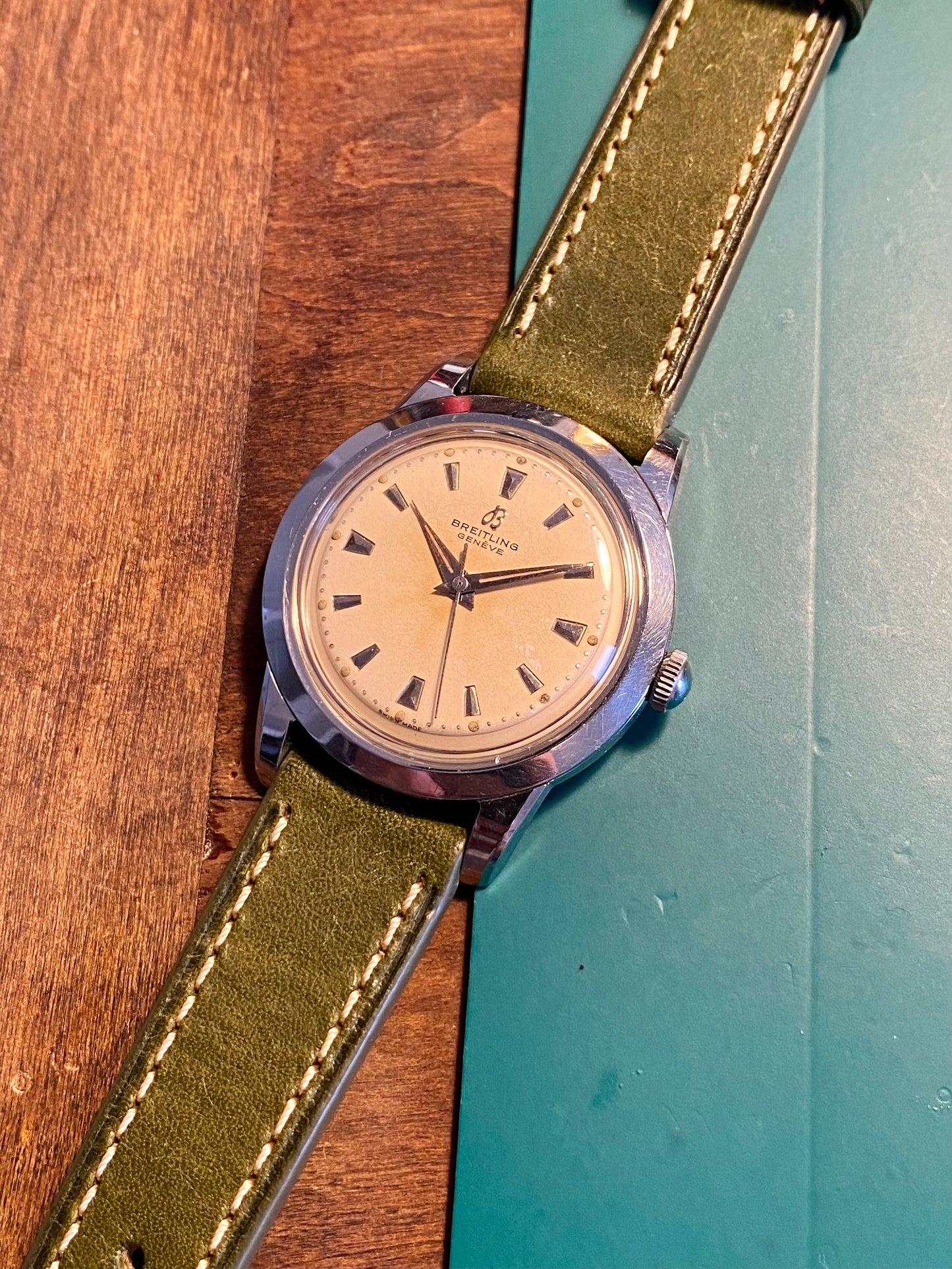 Breitling Genève Venus 220 Réf. 2907 Montre Vintage Mécanique 1960