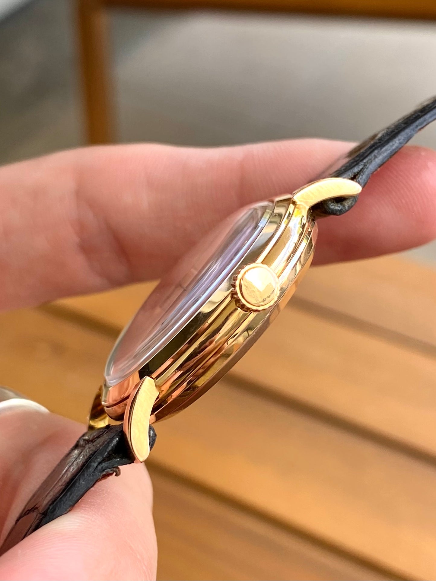 Omega Automatic Or Rose 18k 750/1000 Montre Vintage Mécanique Cal.354 Bumper 1953 + Écrin & Bracelet