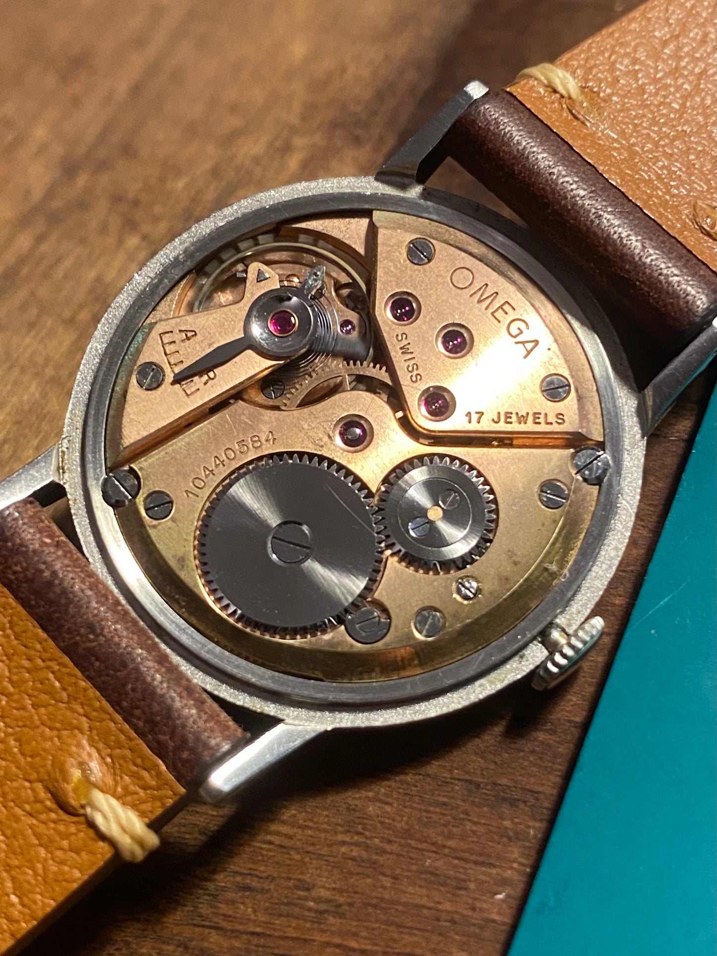 Omega Cal.28 Réf. 2595/2 Montre Vintage Mécanique 1945