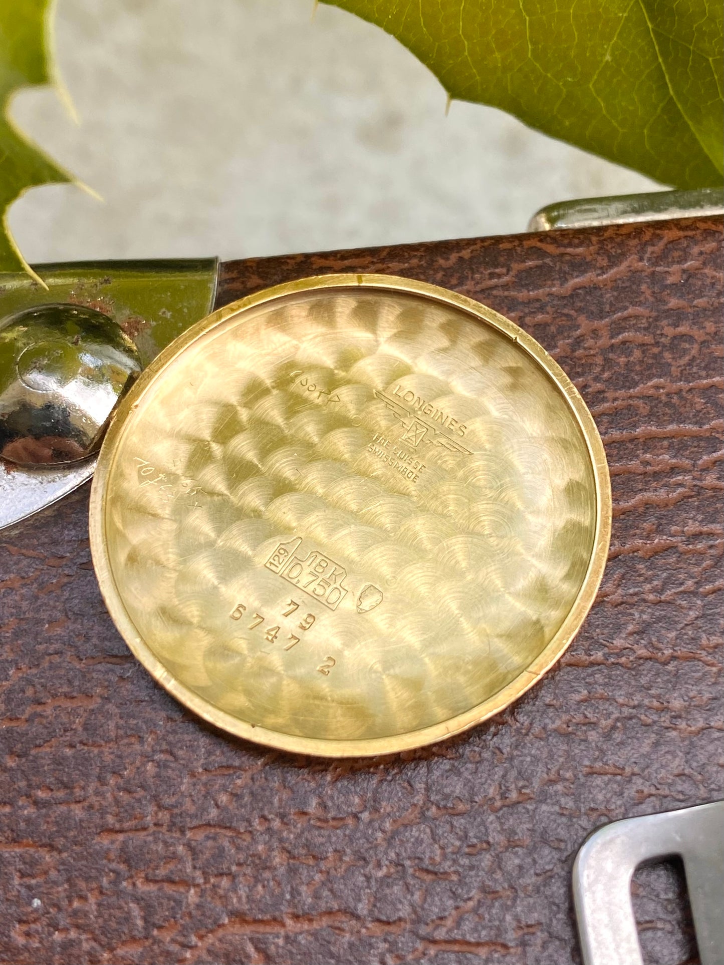 Longines Or Jaune 18k 750/1000 Montre Vintage Mécanique Cal. 23.ZS - 1955