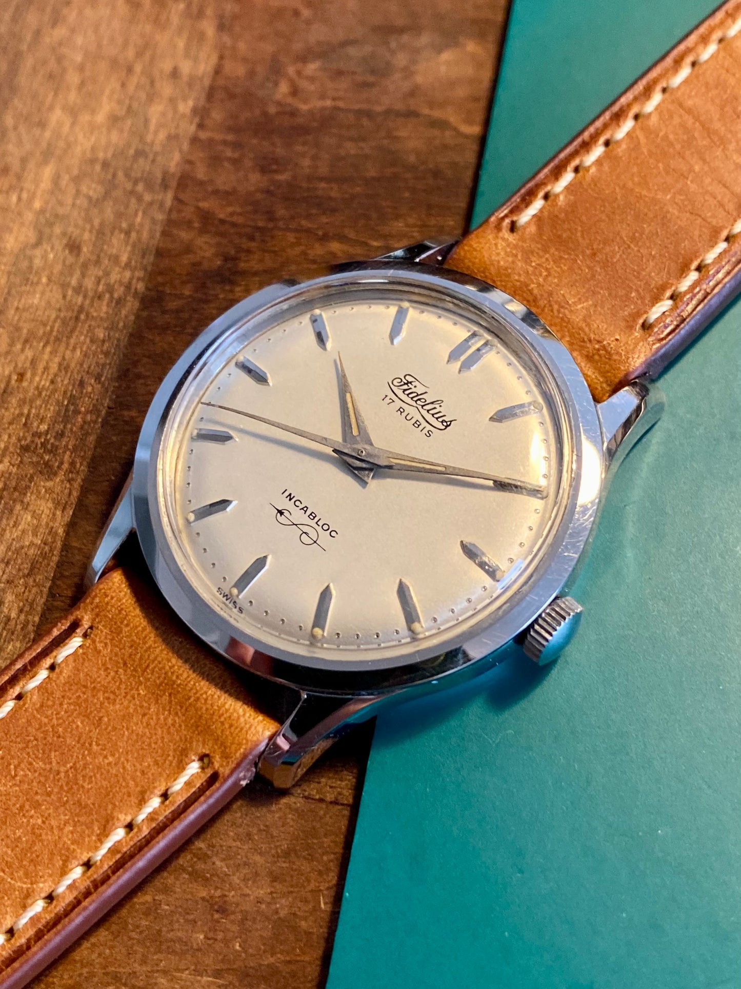 Fidelius Swiss Montre Vintage Mécanique 1960