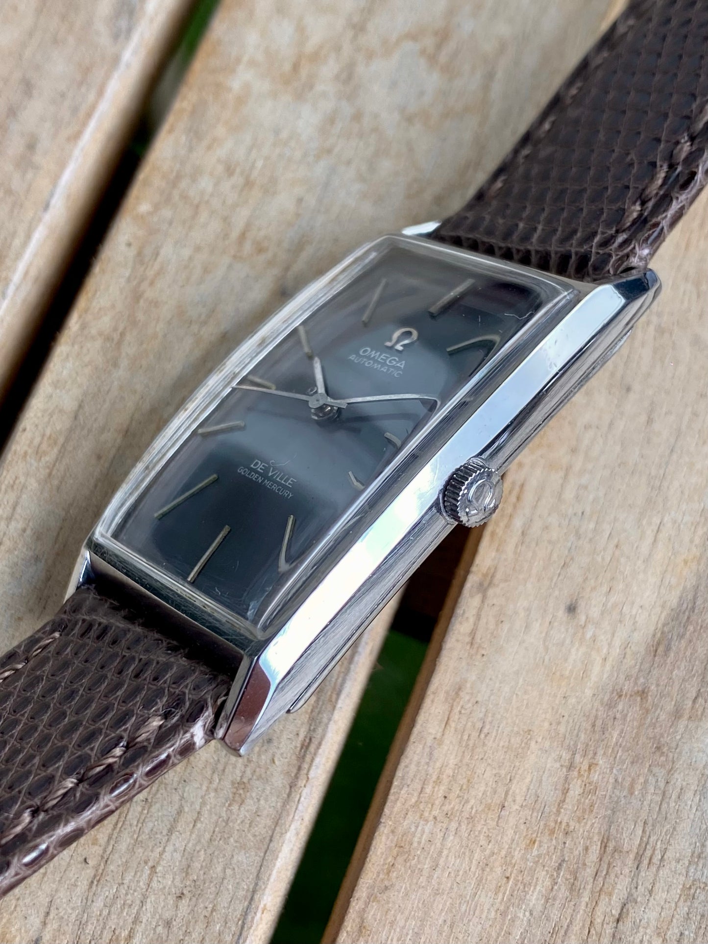 Omega DeVille Golden Mercury Automatic 161.034 Cal.671 Montre Vintage 1966