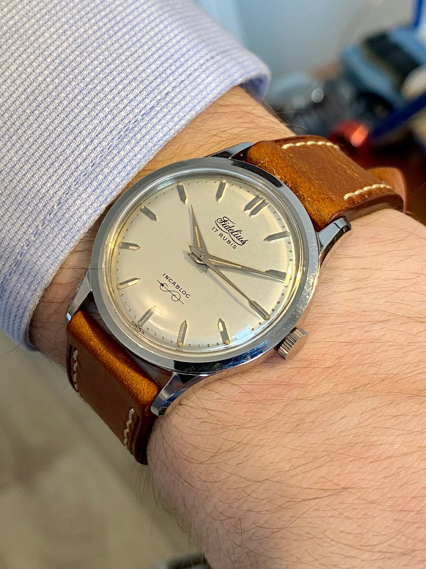 Fidelius Swiss Montre Vintage Mécanique 1960
