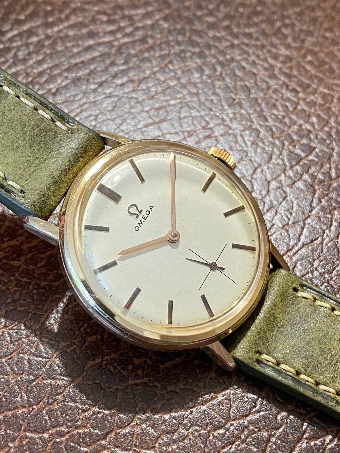 Omega Montre Vintage Mécanique Plaqué Or Cal.269 Réf. 121.002-62 - 1962