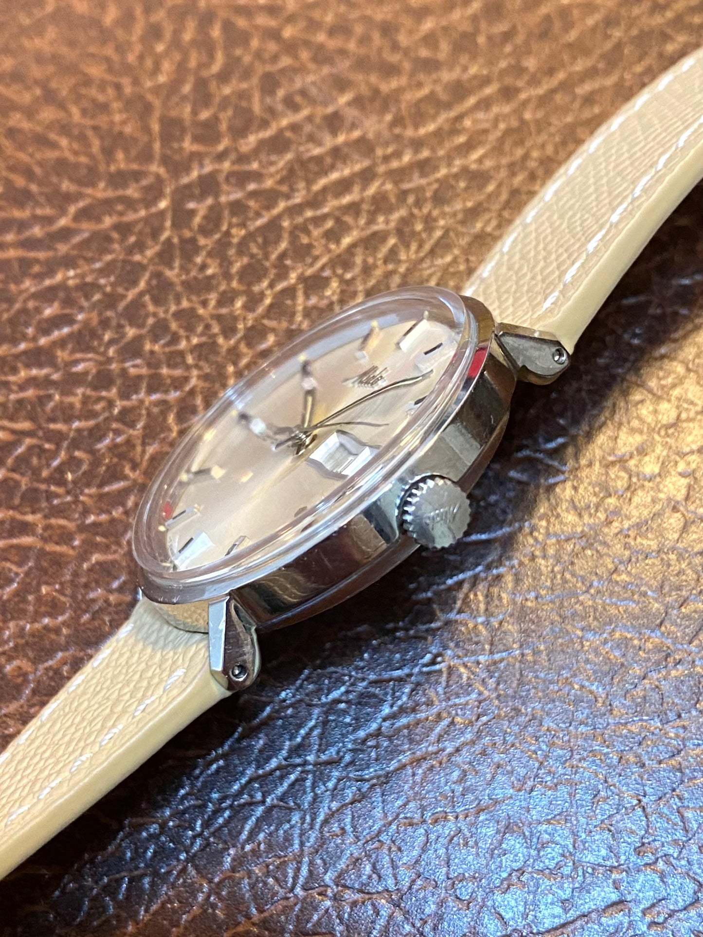 Mido OceanStar DateDay Automatic - Montre Vintage Suisse Mécanique 1147OCD - 1970 + Écrin