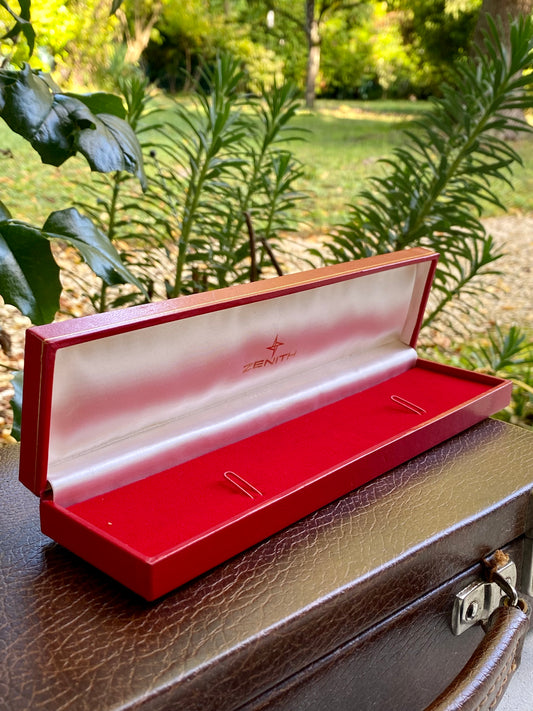 Zénith Écrin de Montre Vintage - Étui Boîte de Rangement