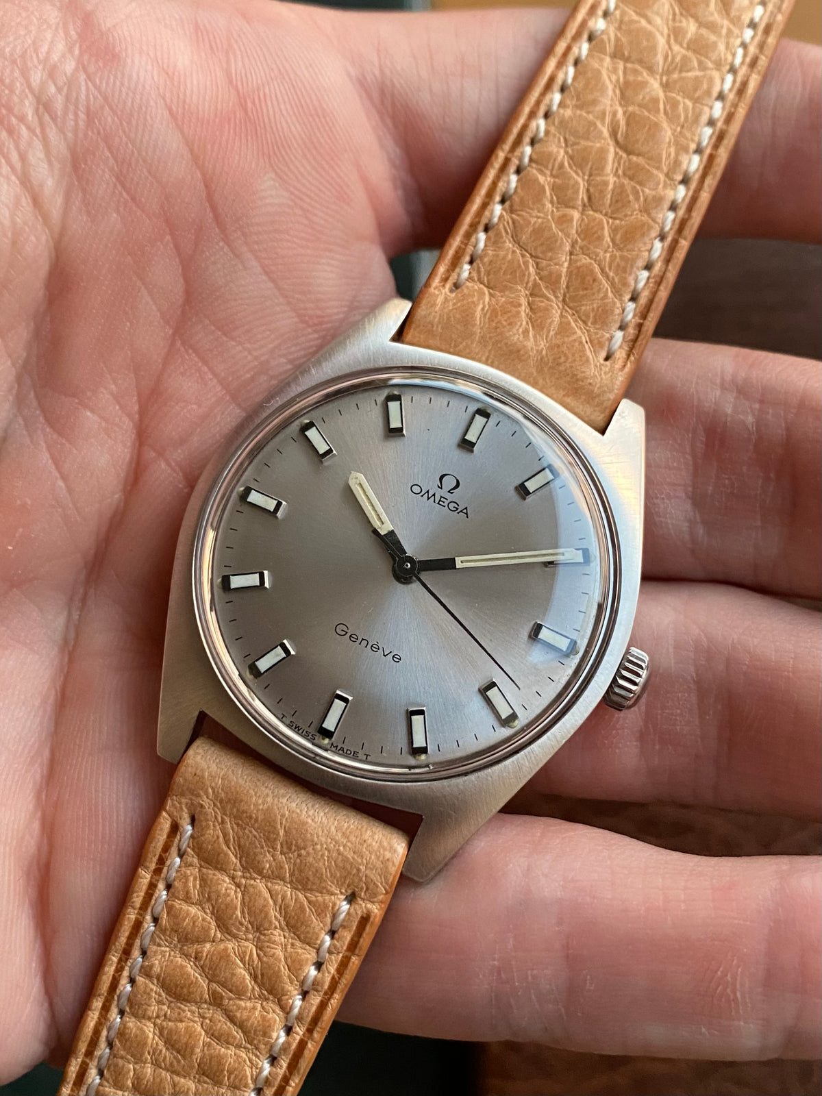 Omega Genève Racing Cal. 601 - Montre Vintage Mécanique Sport 135.041 - 1969