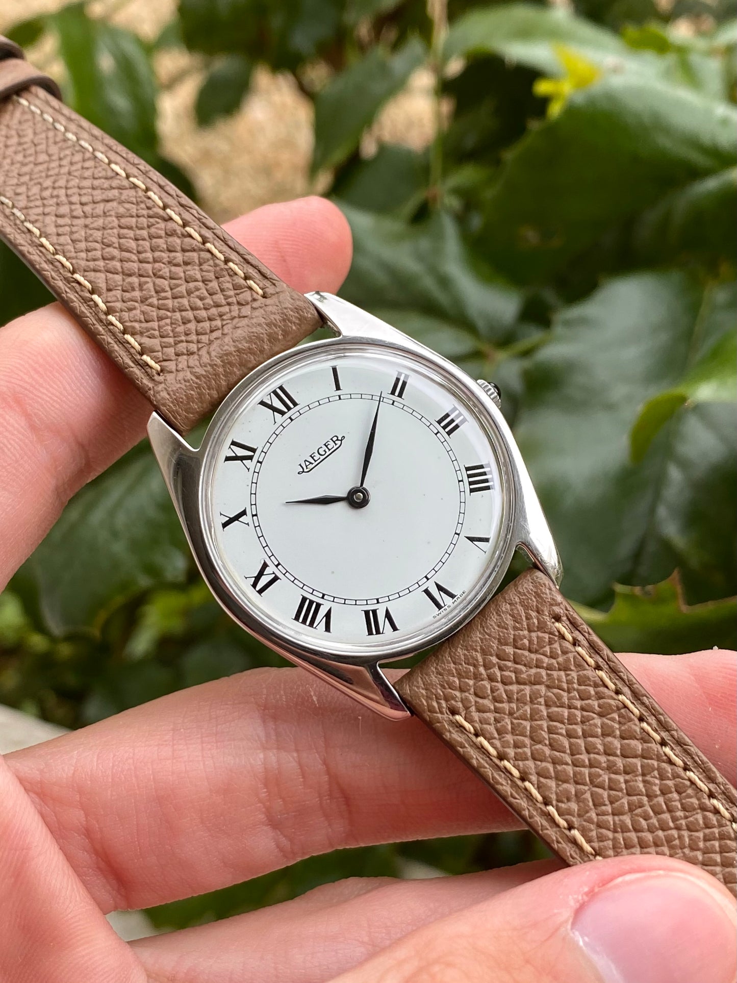 Jaeger Extra Fine Montre Vintage Mécanique Slim Mécanique Peseux 7001 - 1960