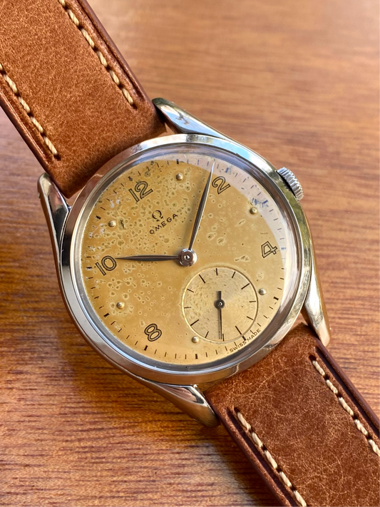 Omega 2503-5 Montre Vintage Mécanique Cal. 265 Cadran "Tropical" 1948