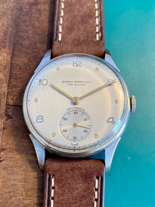 Girard-Perregaux Fab Suisse Antimagnetic Cal.1227 Montre Vintage Mécanique 1950