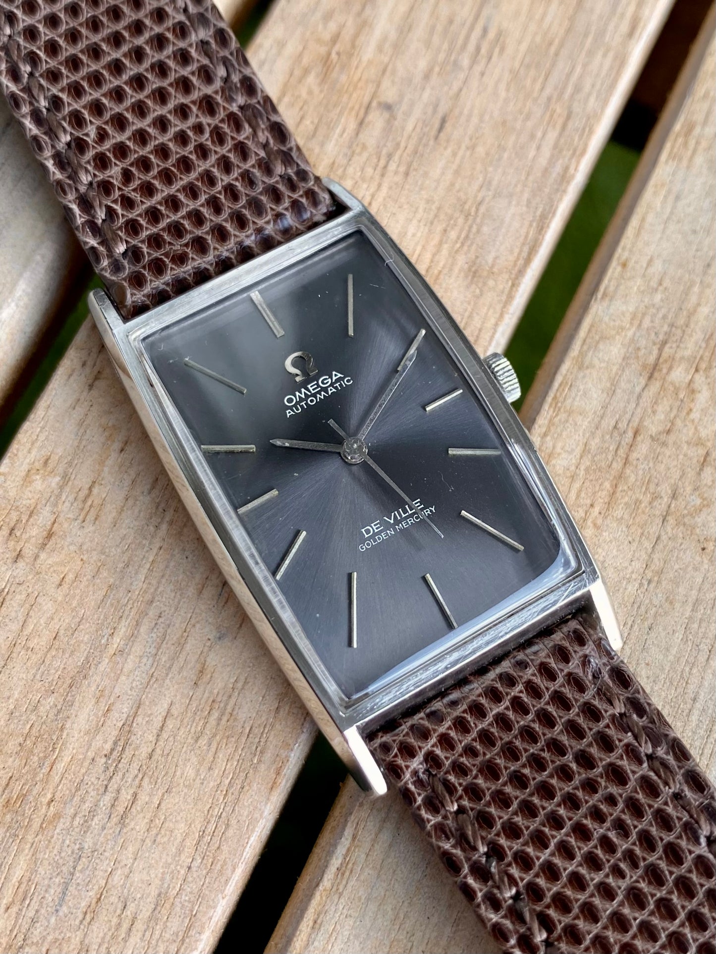 Omega DeVille Golden Mercury Automatic 161.034 Cal.671 Montre Vintage 1966