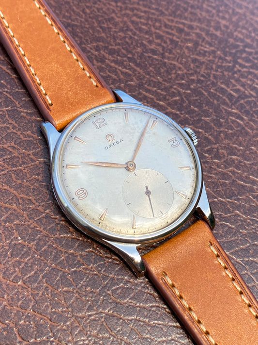 Omega Jumbo 37,8mm Montre Vintage Mécanique Cal.265 Réf.2181-3 - 1949