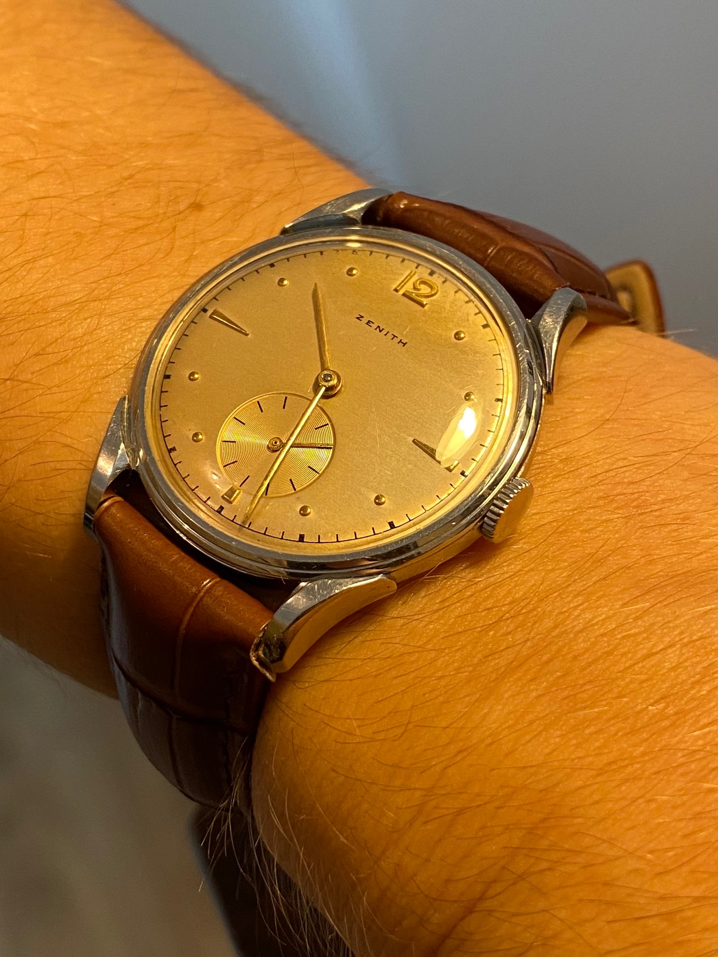 Zenith Calatrava Montre Vintage Mécanique 106-50-6 1950