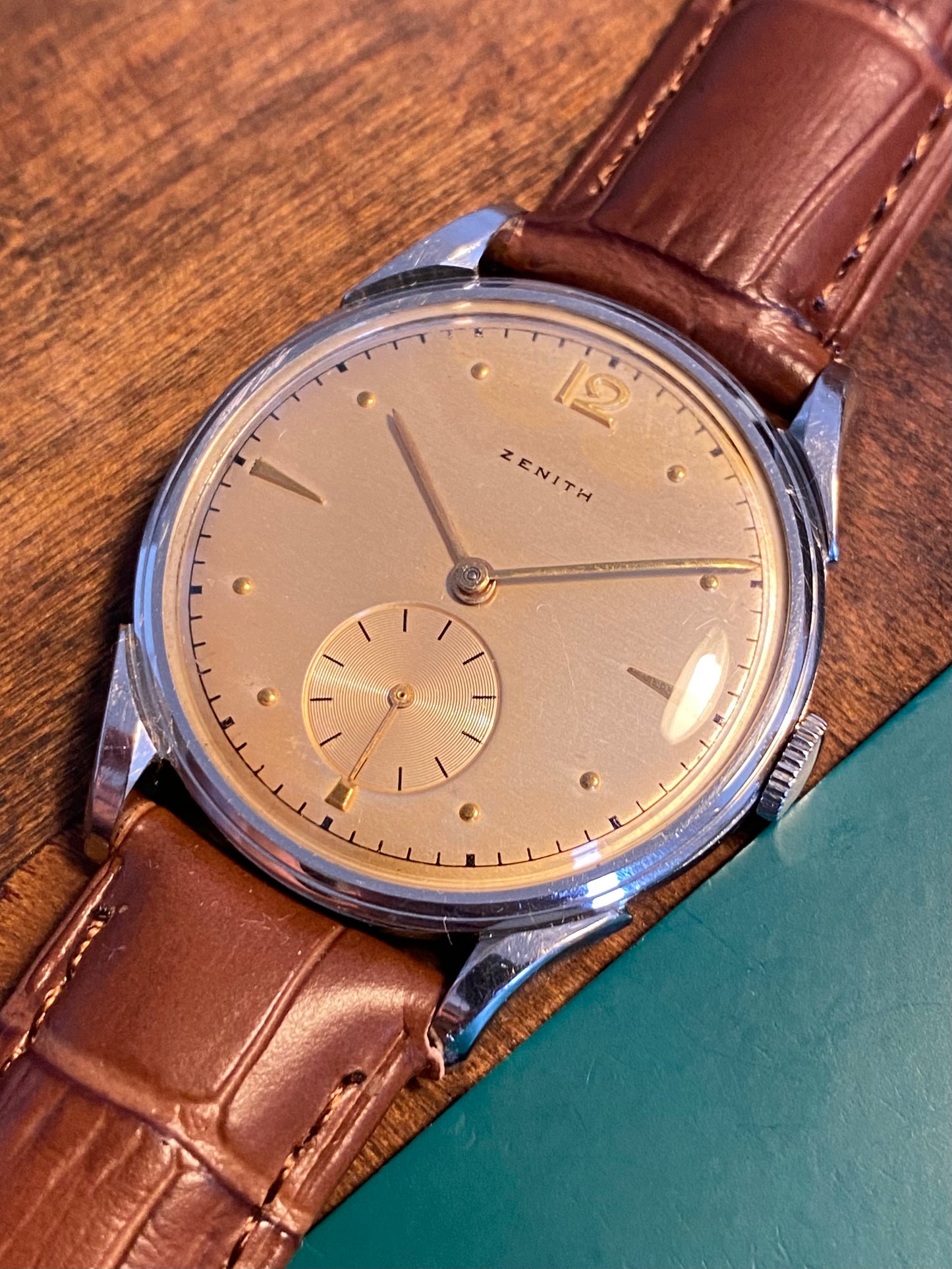 Zenith Calatrava Montre Vintage Mécanique 106-50-6 1950