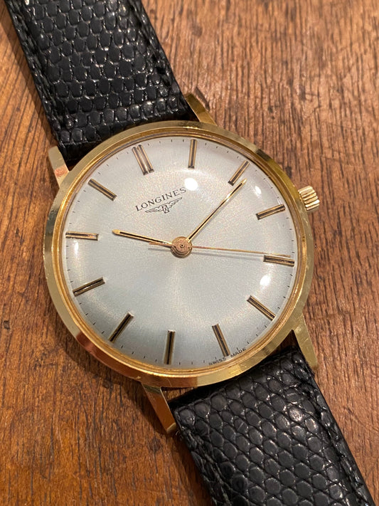 LONGINES Montre Or Jaune 18K Vintage Mécanique Cal.284 1960