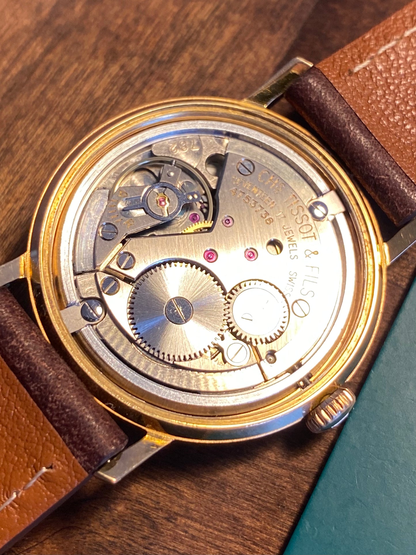 Tissot Visodate Seastar Cadran Lin Montre Vintage Mécanique 1960