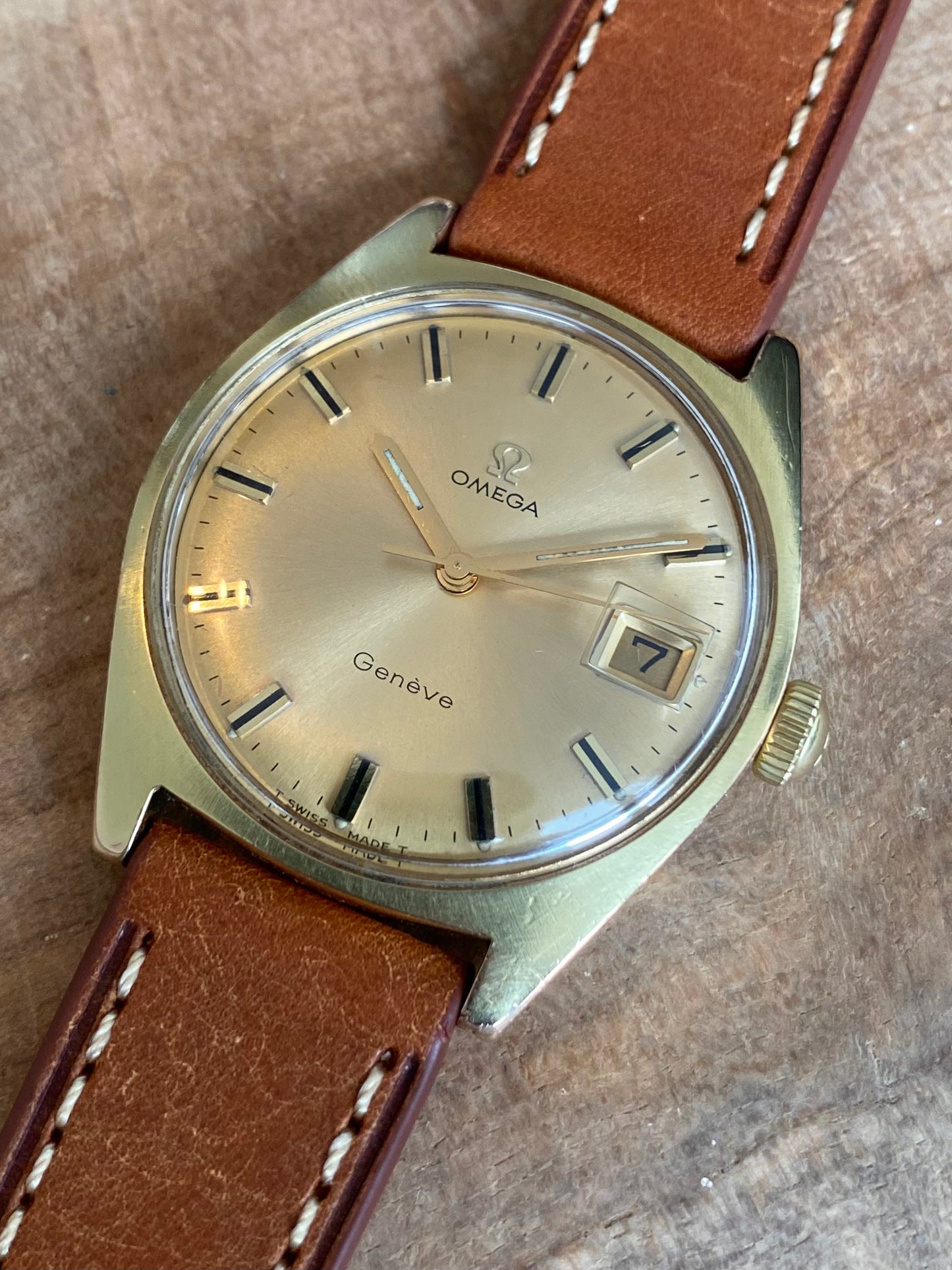 Omega Genève 136.041 Montre Vintage Cal.613 Mécanique 1969