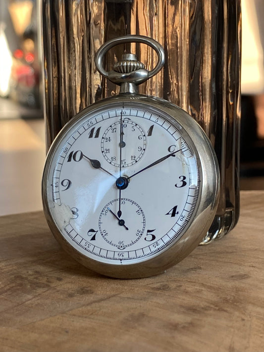 Chronographe de Poche Montre Gousset 1920-30