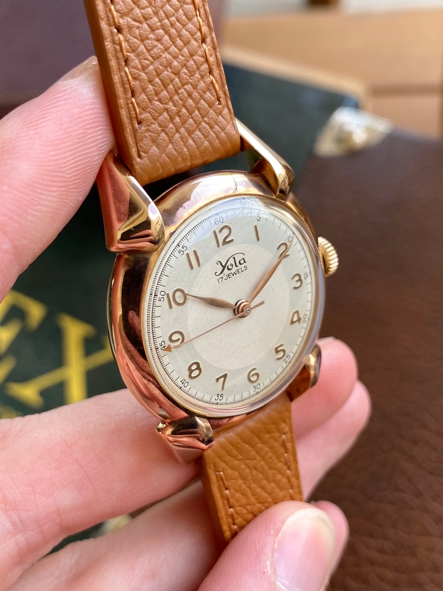 Yola Montre Vintage Mécanique France - Plaqué Or 1940