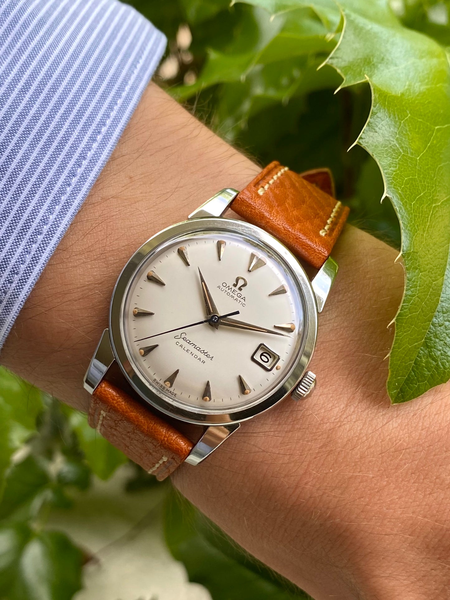 Omega Seamaster Calendar Automatic Cal.503 Montre Vintage Mécanique Ref.2849-10SC - 1957