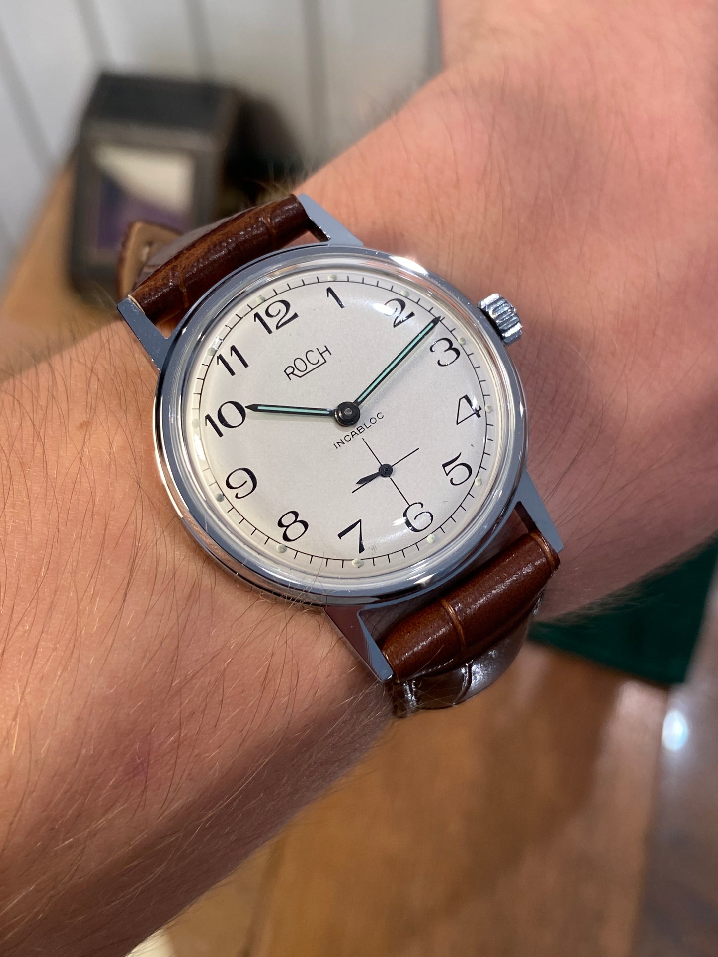 Roch Montre Vintage Neuve De Stock NOS Mécanique 1960