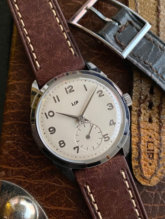 LIP France R25 Neuve de Stock NOS - Montre Vintage Mécanique 1960 + Bracelet