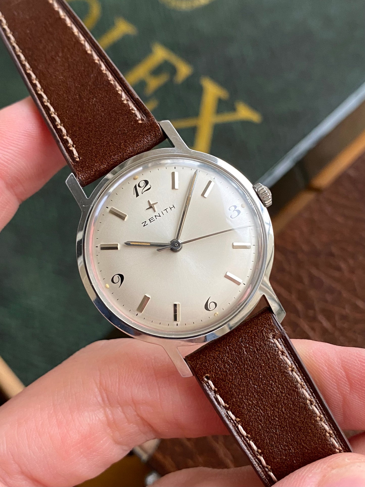 Zenith Montre Vintage Mécanique Suisse - Cal. 2532 Acier - 1960