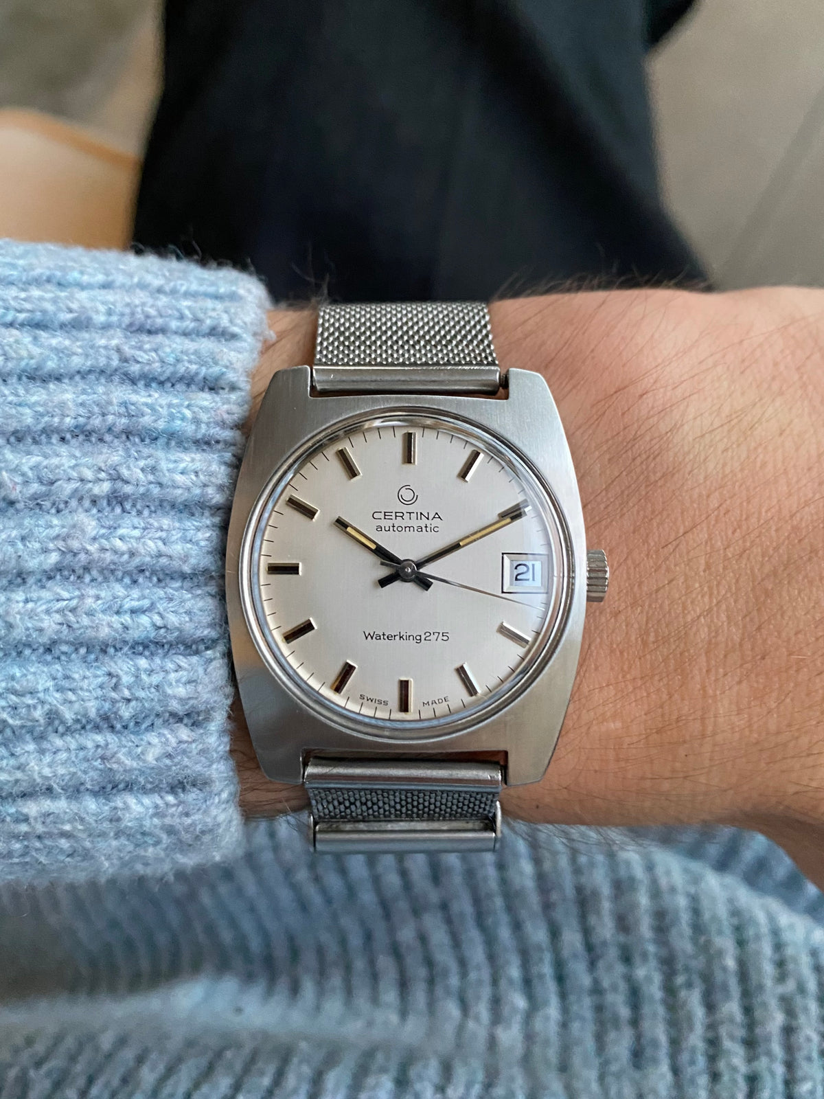 Certina WaterKing275 Automatic - Montre Vintage Suisse Mécanique Acier 1960