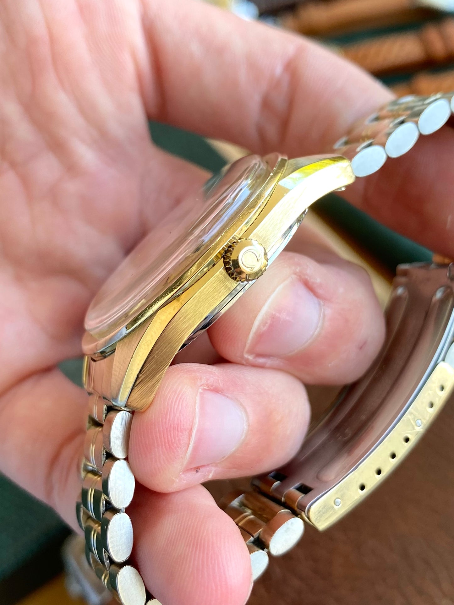 Omega Seamaster Chronometer Automatic - Ref. 168.023 Plaqué Or Bracelet 1069 - Montre Vintage Mécanique Calendrier Cal. 751 - 1968