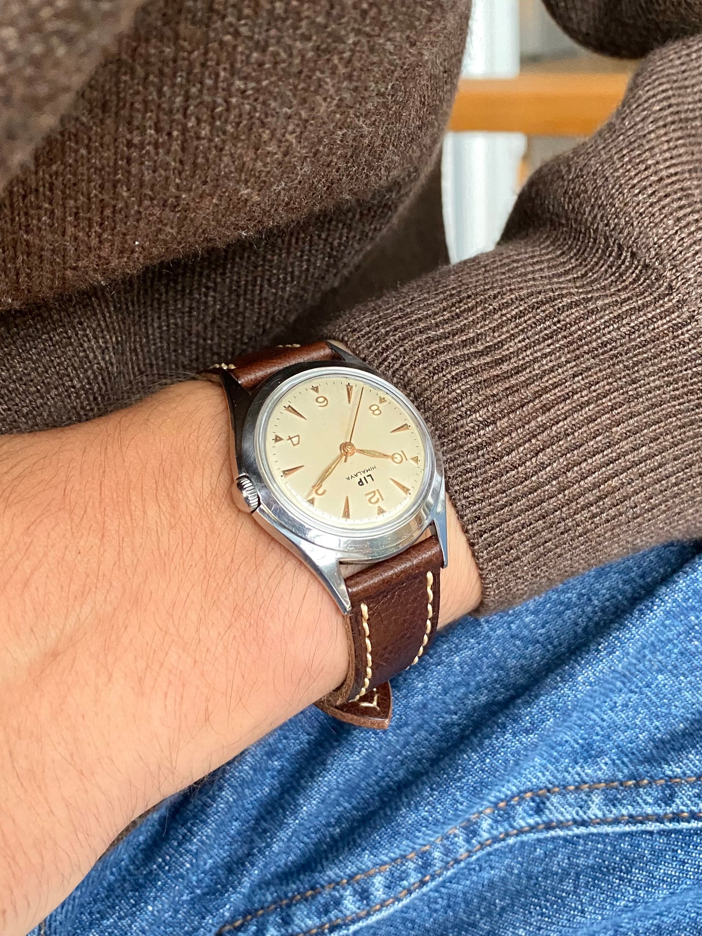 LIP Himalaya 1ère Génération R25 Montre Vintage Mécanique France 1950