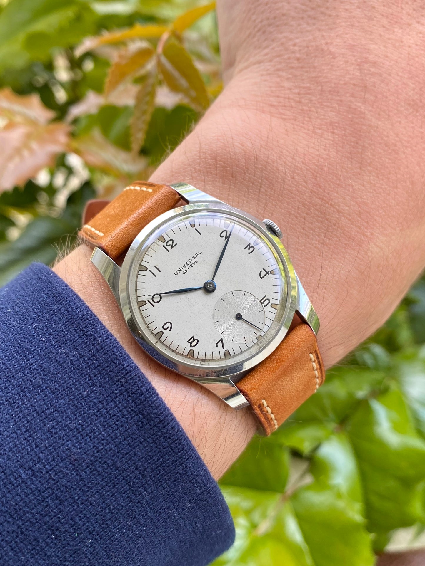 Universal Genève Montre Vintage Mécanique Cal.128 Réf. 212204 - 1954